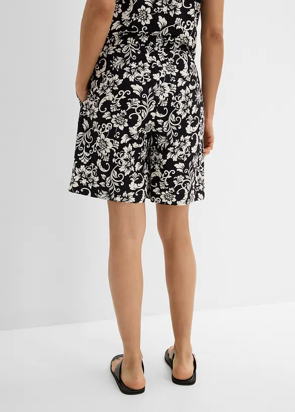 Shorts aus flie&szlig;ender Viskose, bonprix