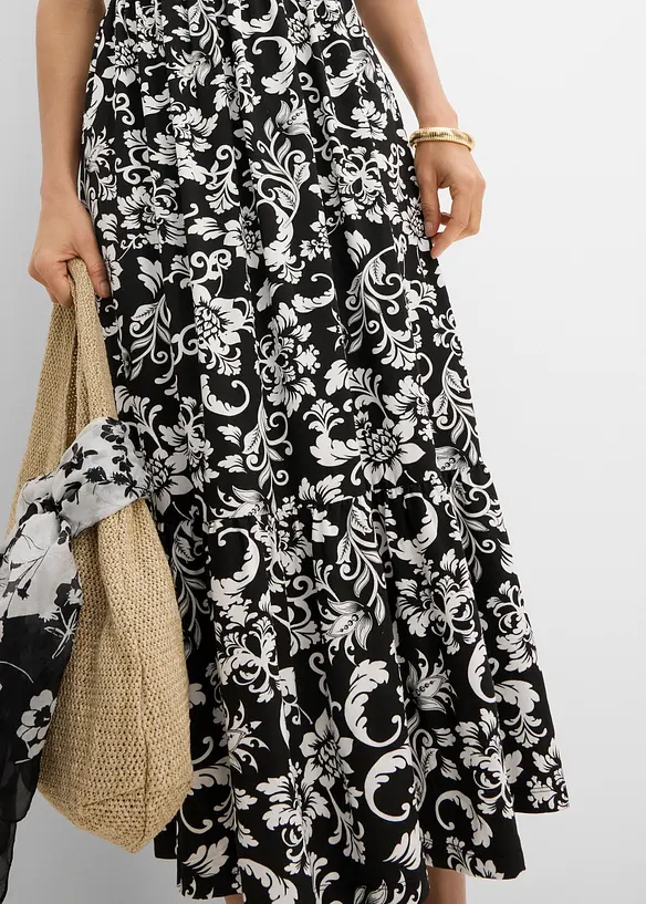 Midikleid aus Viskose-Mix, bonprix