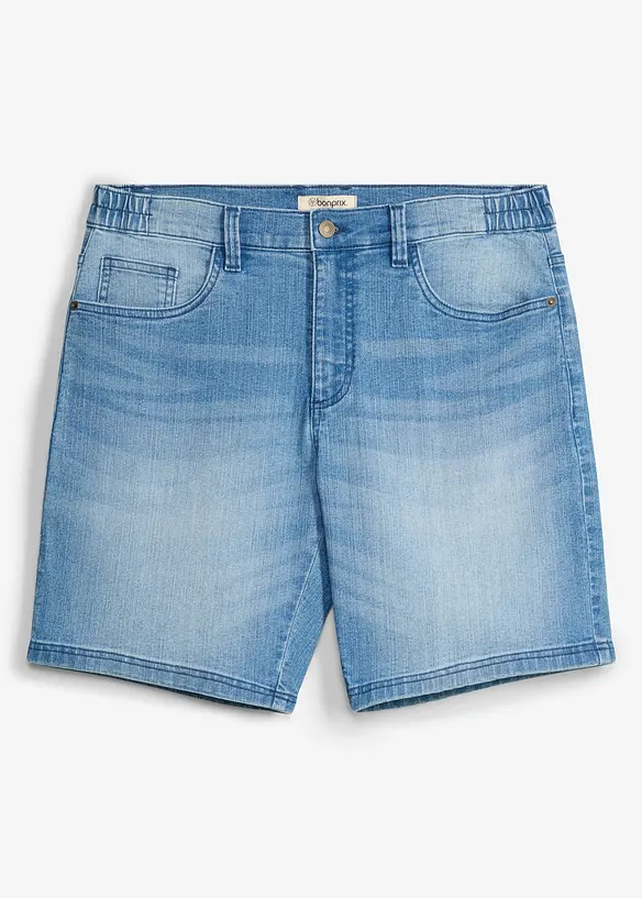 Leichte Jeans-Shorts mit Dehnbund, Relaxed Fit, bonprix