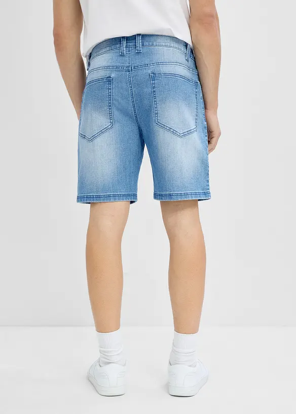 Leichte Jeans-Shorts mit Dehnbund, Relaxed Fit, bonprix