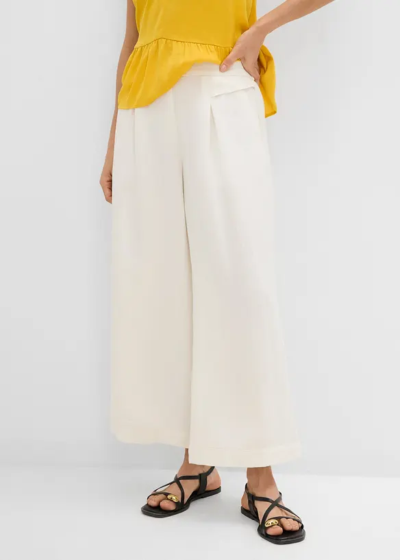 Culotte mit flie&szlig;ender Viskose, bonprix