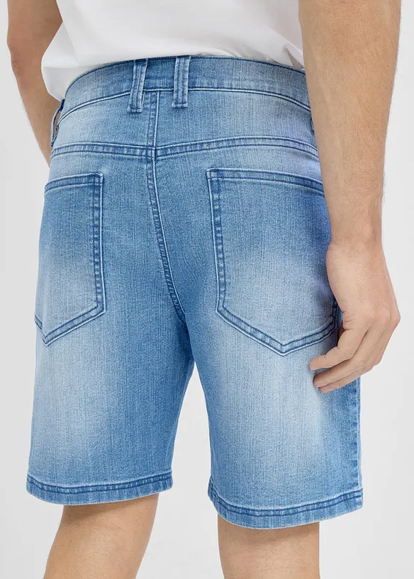 Leichte Jeans-Shorts mit Dehnbund, Relaxed Fit, bonprix