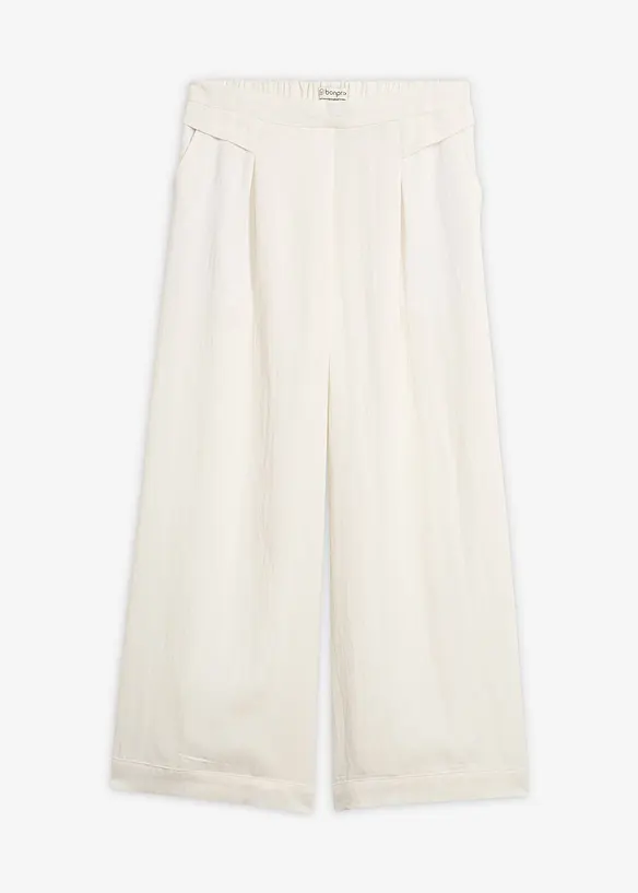 Culotte mit flie&szlig;ender Viskose, bonprix