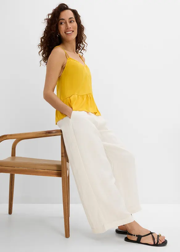 Culotte mit flie&szlig;ender Viskose, bonprix