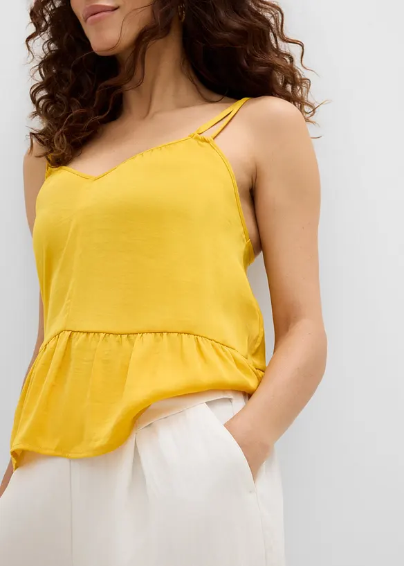 Culotte mit flie&szlig;ender Viskose, bonprix