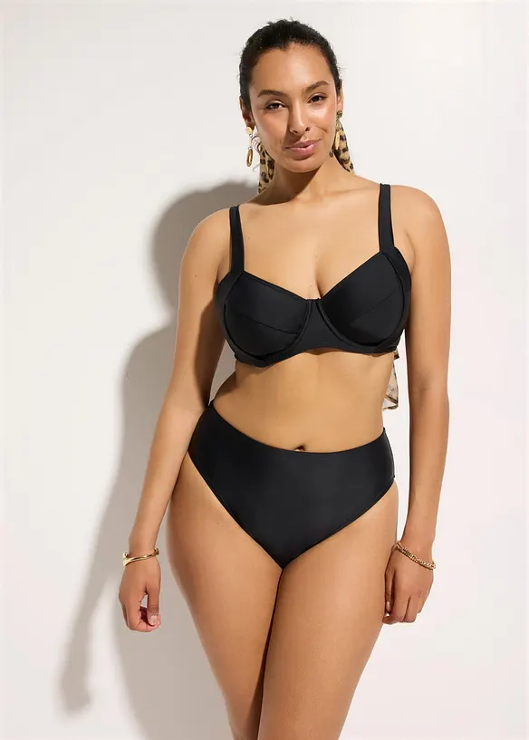 Minimizer-Bikini mit Light Shape-Highwaist Bikinihose (2-tlg. Set), bonprix