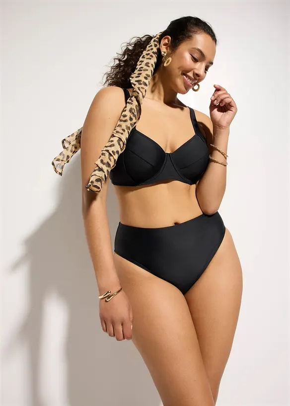 Minimizer-Bikini mit Light Shape-Highwaist Bikinihose (2-tlg. Set), bonprix