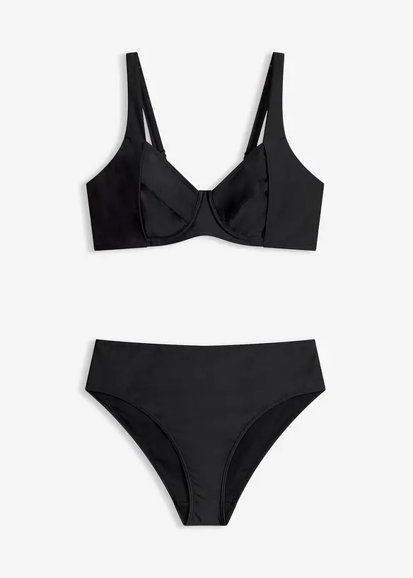 Minimizer-Bikini mit Light Shape-Highwaist Bikinihose (2-tlg. Set), bonprix