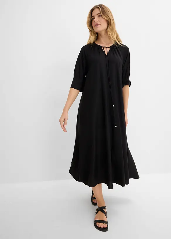 Tunika-Kleid aus flie&szlig;ender Viskose, bonprix