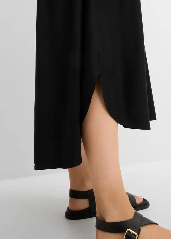 Tunika-Kleid aus flie&szlig;ender Viskose, bonprix