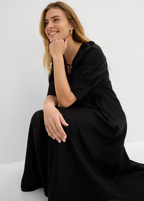Tunika-Kleid aus flie&szlig;ender Viskose, bonprix