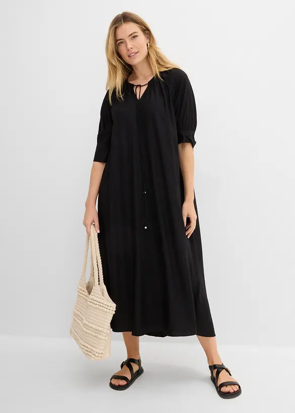 Tunika-Kleid aus flie&szlig;ender Viskose, bonprix