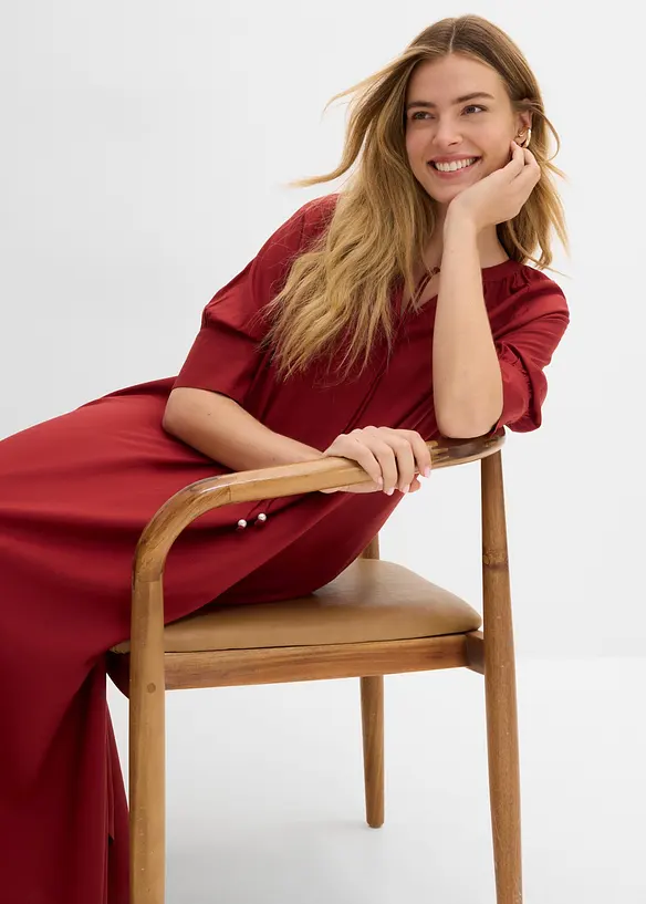 Tunika-Kleid aus flie&szlig;ender Viskose, bonprix