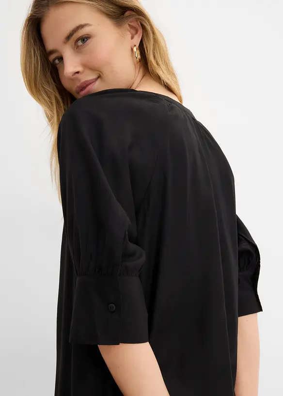 Tunika-Kleid aus flie&szlig;ender Viskose, bonprix