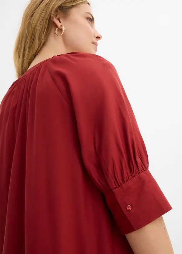 Tunika-Kleid aus flie&szlig;ender Viskose, bonprix