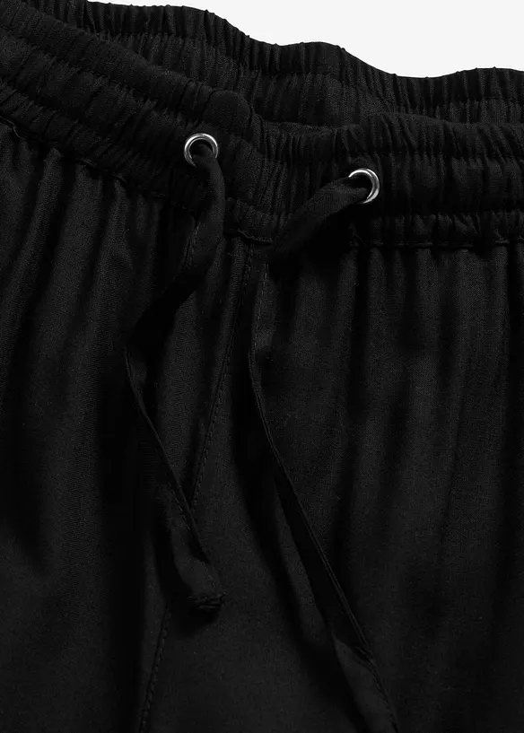 Pantalon palazzo imprim&eacute; en viscose, bonprix