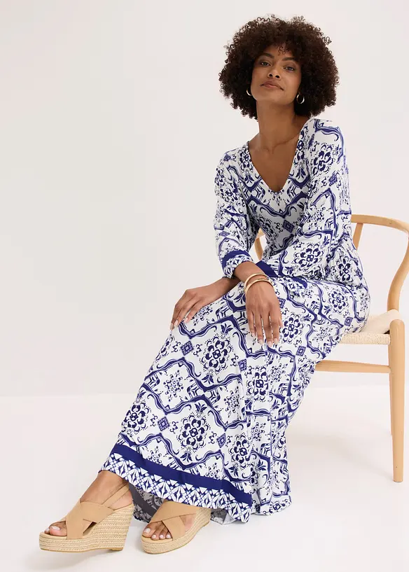 Maxikleid aus softem Viskose-Mix, bonprix