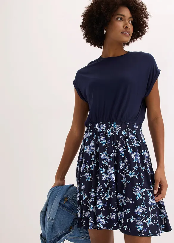 Jerseykleid aus Viskose-Mix, bonprix