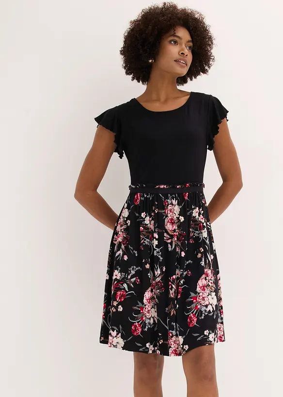 Jerseykleid aus Viskose-Mix, bonprix