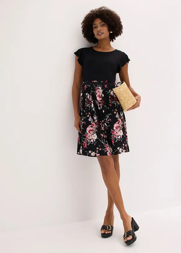 Jerseykleid aus Viskose-Mix, bonprix