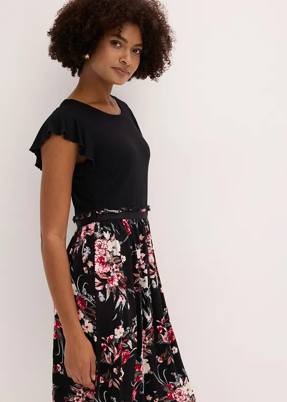 Jerseykleid aus Viskose-Mix, bonprix