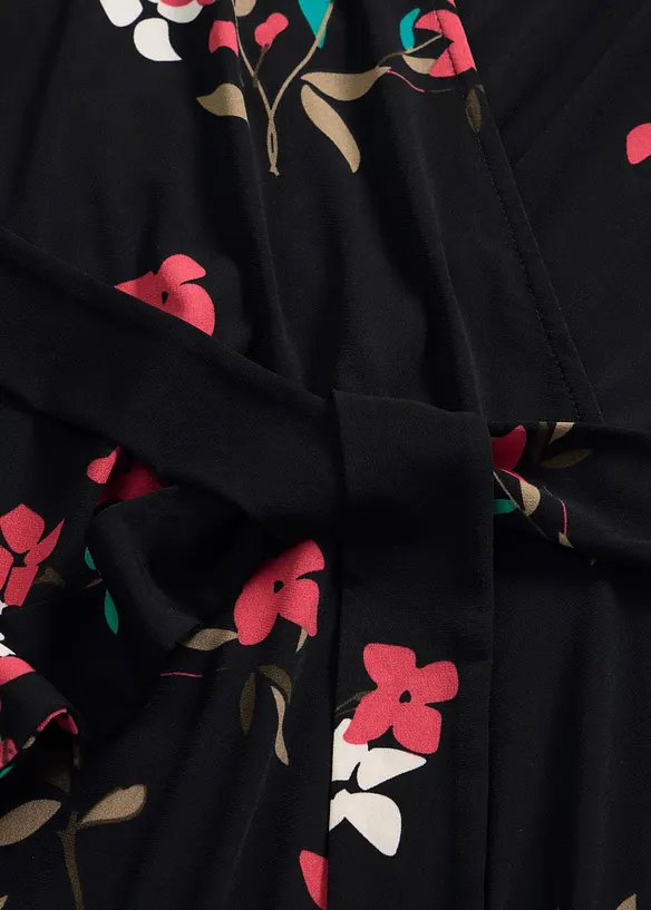 Robe en jersey style portefeuille, bonprix