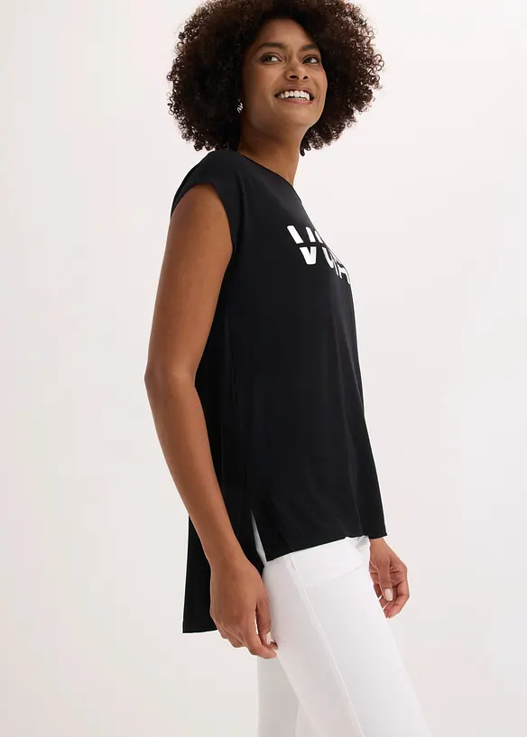 Longshirt  aus Viskose-Mix, bonprix