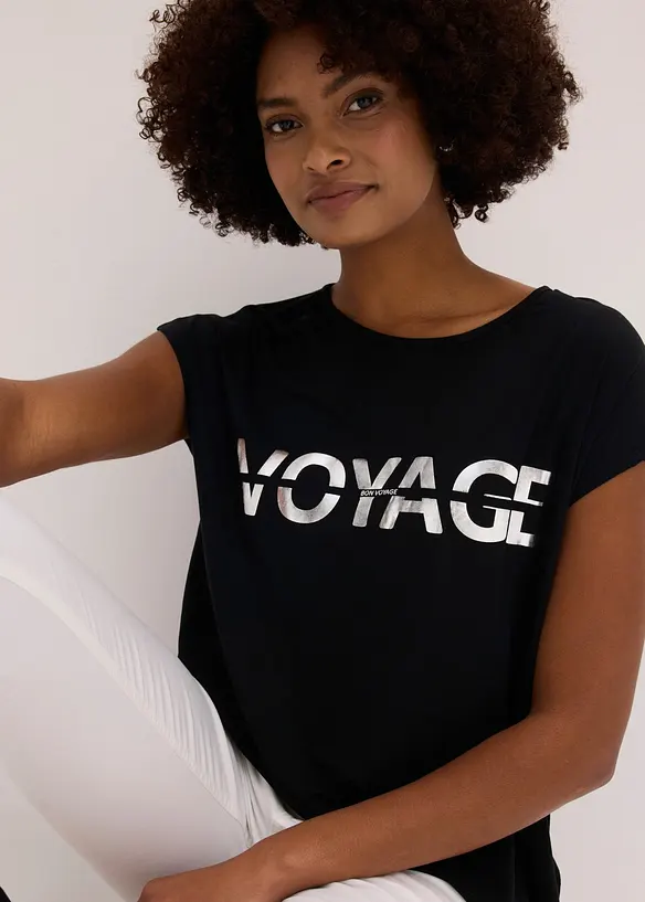 Longshirt  aus Viskose-Mix, bonprix