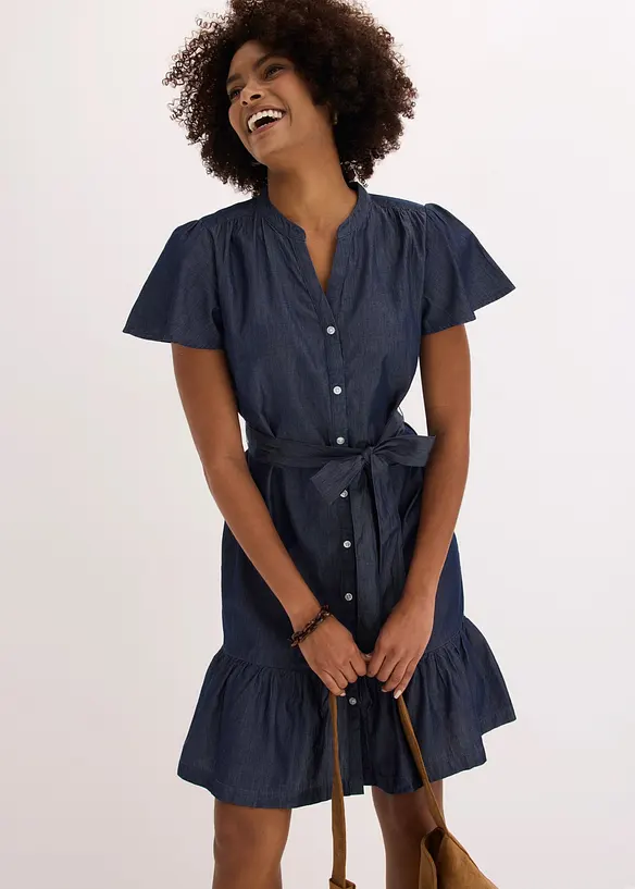 Jeanskleid aus Bio-Baumwolle, bonprix