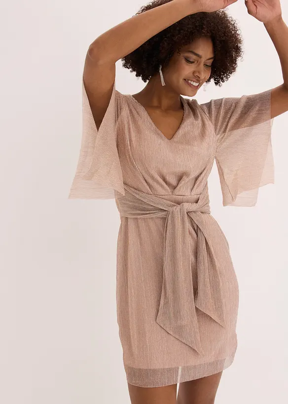 Robe &agrave; effet brillant, bonprix