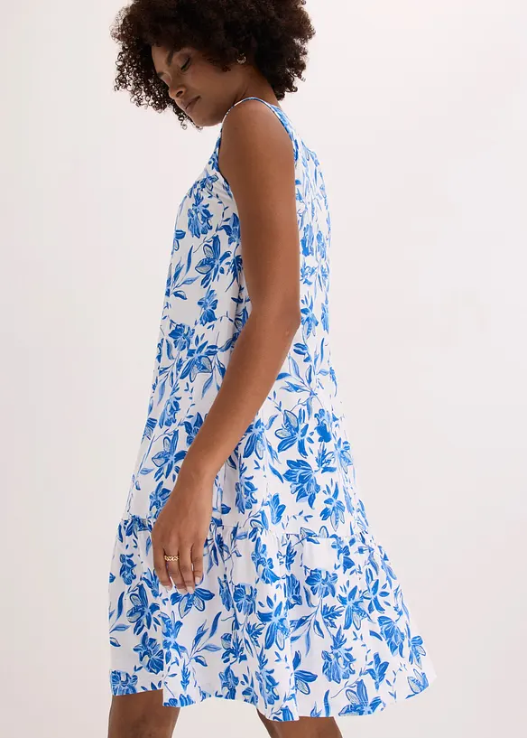 Midikleid aus reiner Baumwolle, bonprix