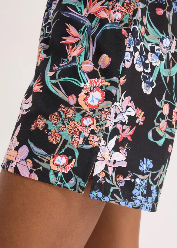 Lot de 2 shorts en jersey coton extensible, bonprix