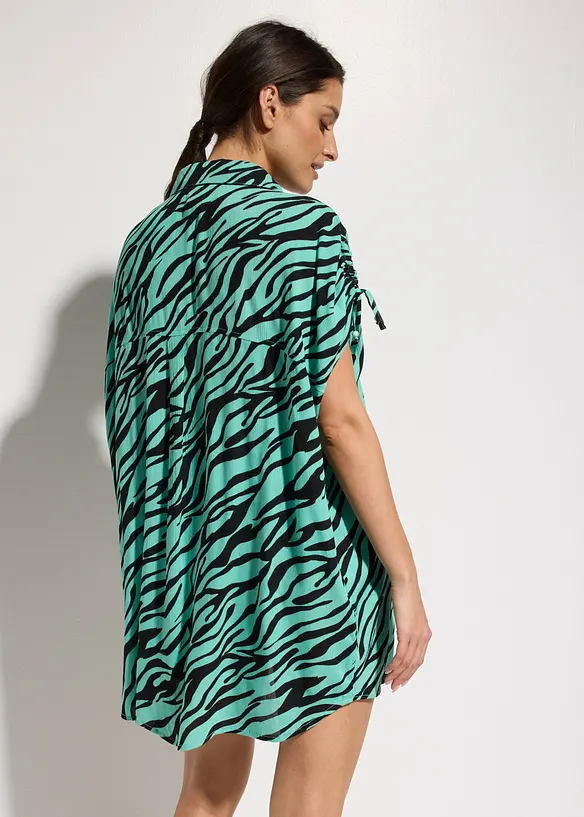 Strandbluse aus strukturiertem Crinkle, bonprix