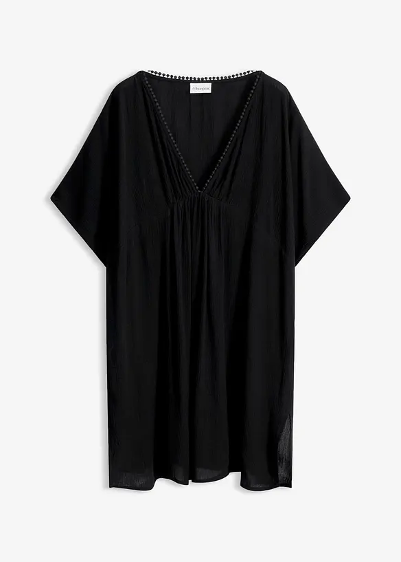 Tunique de plage aspect froiss&eacute;, bonprix