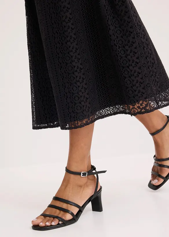 Maxikleid in Crochet-Optik, bonprix