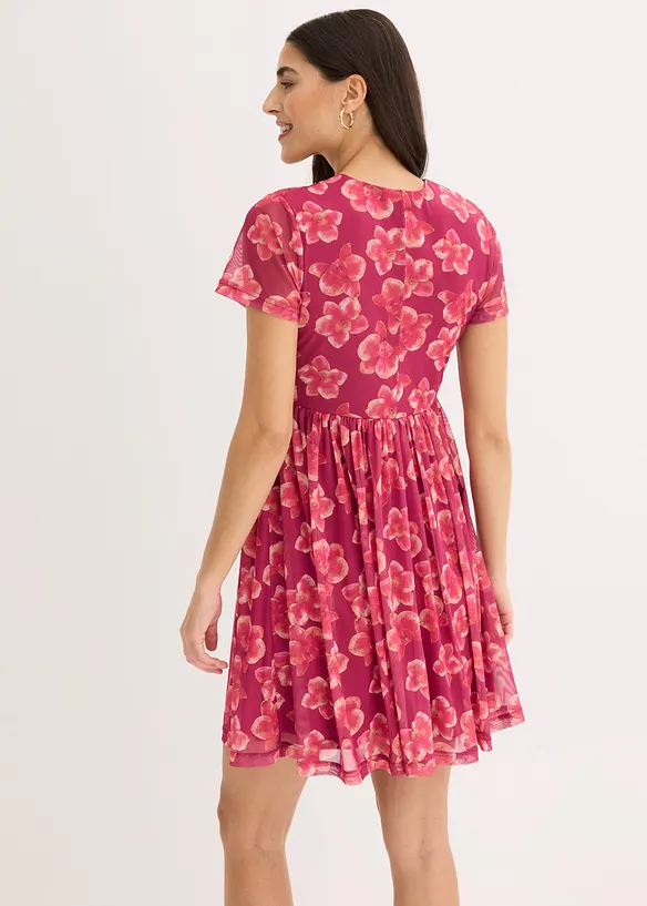 Robe en jersey mesh, bonprix