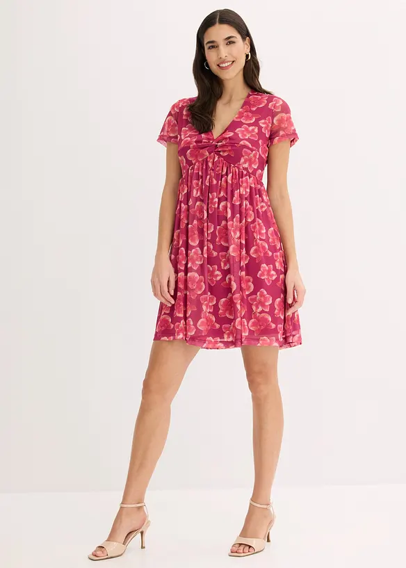 Robe en jersey mesh, bonprix