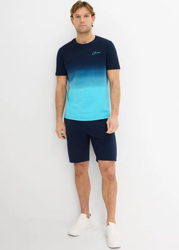 T-shirt et bermuda sweat (ens. 2 pces), bonprix