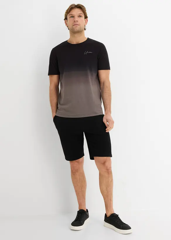 T-Shirt und Sweat-Bermuda  (2-tlg.Set), bonprix