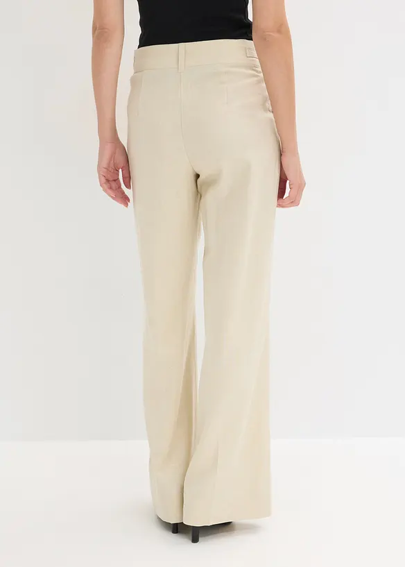 Pantalon palazzo l&eacute;ger, bonprix