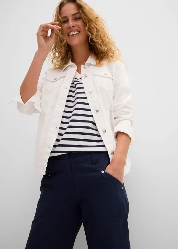 Pantalon extensible cargo 3/4, bonprix