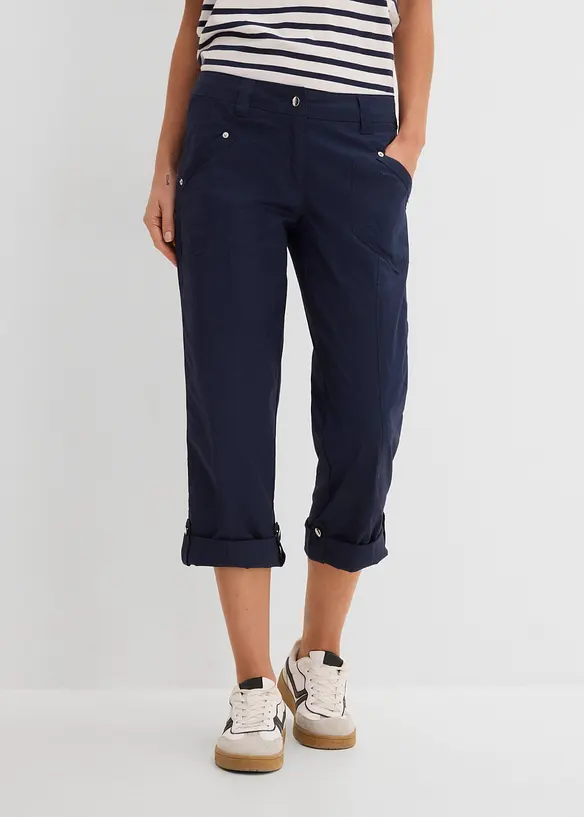 Pantalon extensible cargo 3/4, bonprix