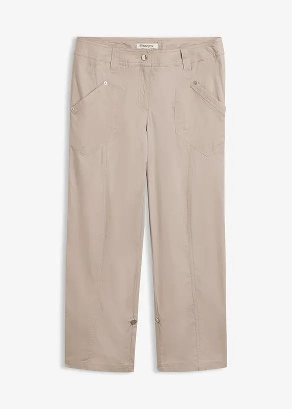 Pantalon extensible cargo 3/4, bonprix