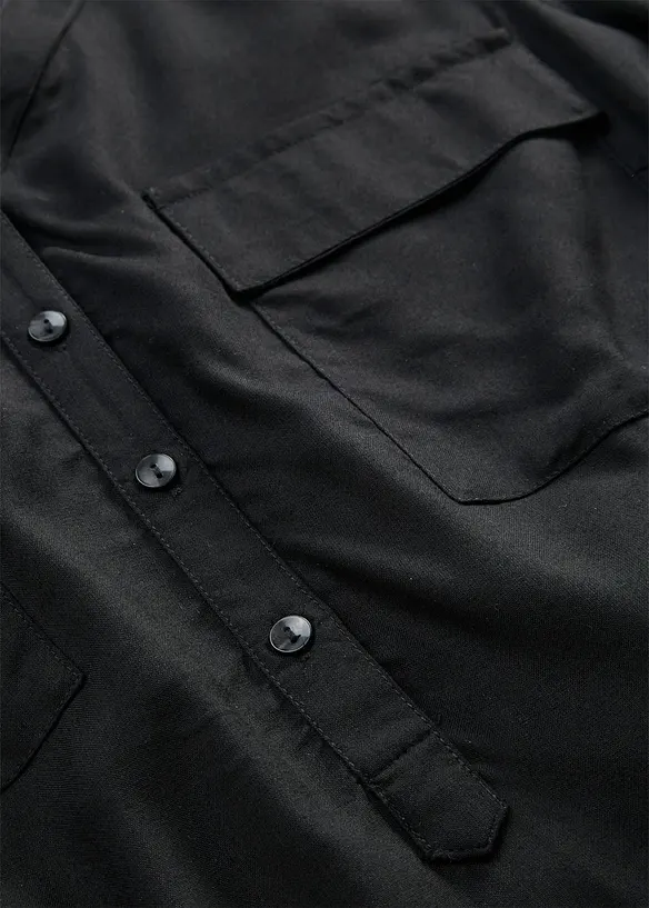 Blouse en viscose &agrave; manches courtes, bonprix