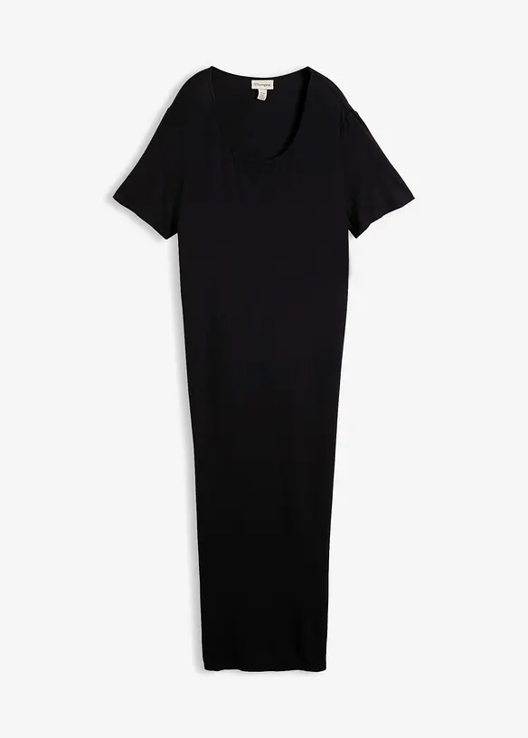 Jerseykleid aus flie&szlig;endem Viskose-Mix, bonprix