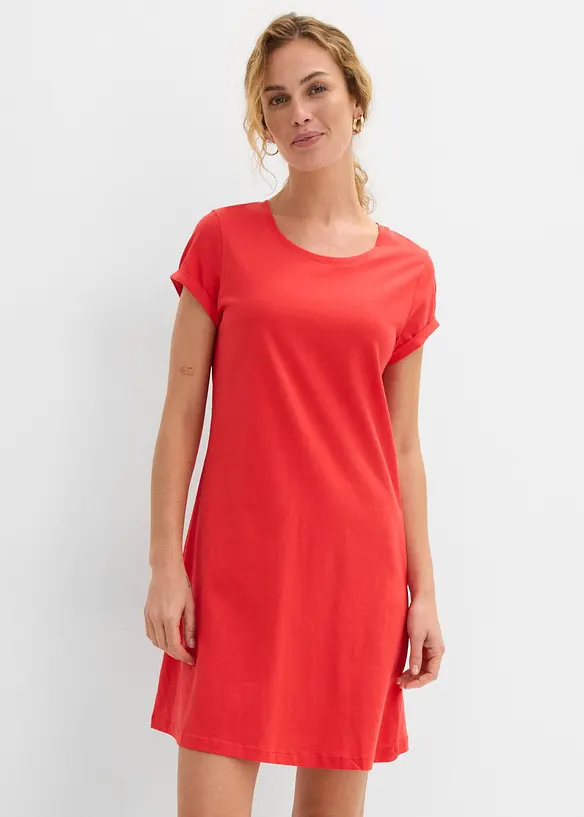 Shirtkleid aus reiner Bio-Baumwolle, bonprix