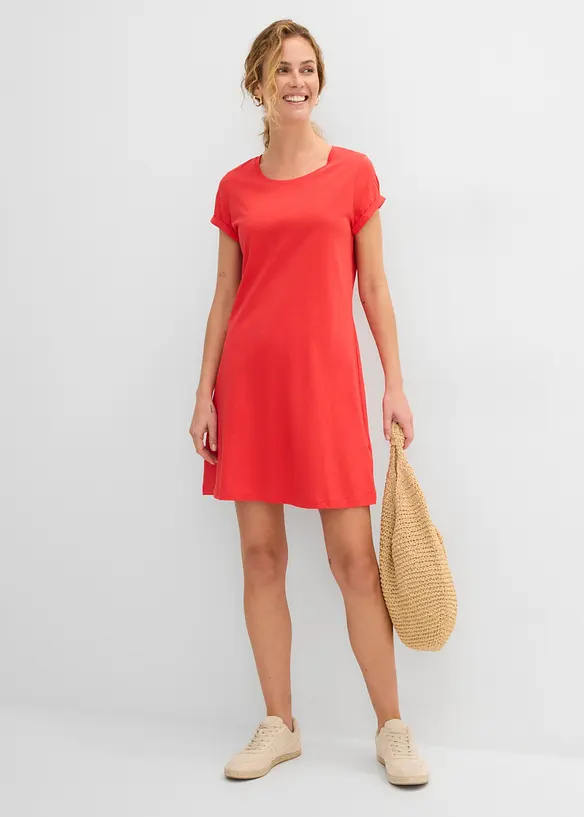 Shirtkleid aus reiner Bio-Baumwolle, bonprix