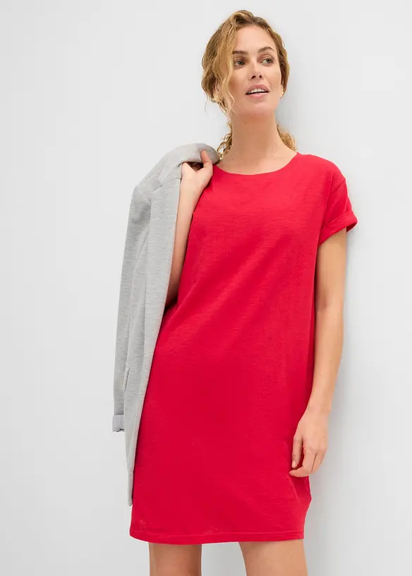 Jerseykleid mit reiner Bio-Baumwolle, bonprix