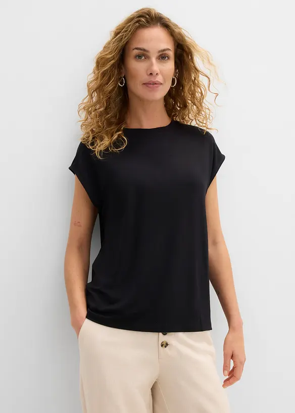 T-Shirt aus softer Viskose, bonprix