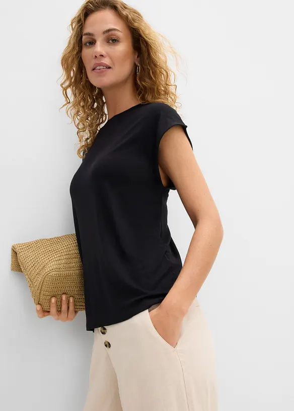 T-Shirt aus softer Viskose, bonprix